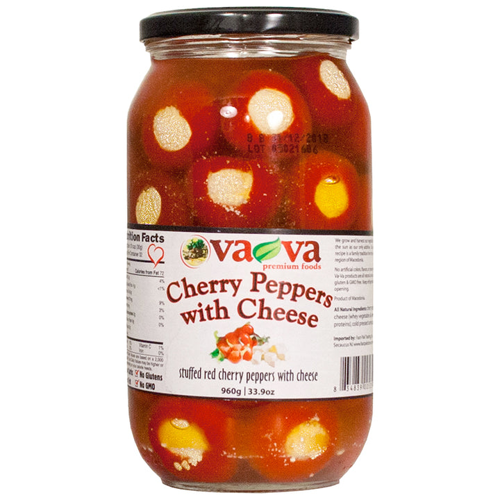 Vava Red Cherry Peppers with Cheese (960g)