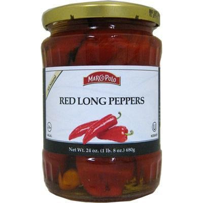 Marco Polo Peppers Red Long (24 oz)