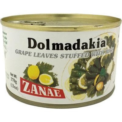 Zanae Grape Leaves Stuffed w/Rice (Dolmadakia w/Rice) (370g) Tin