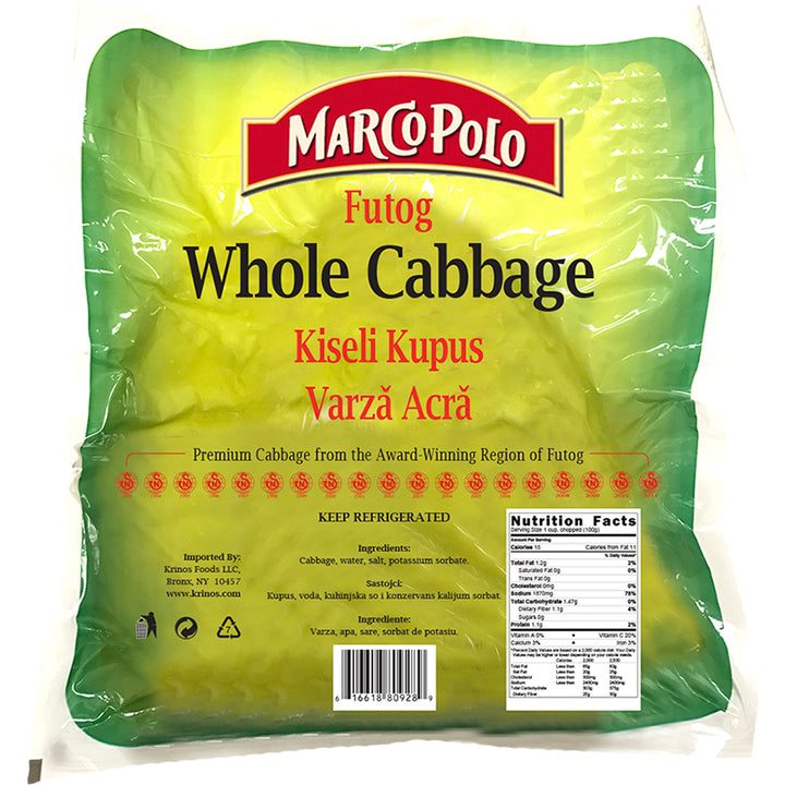 Marco Polo Cabbage Whole Futog (33Lb)