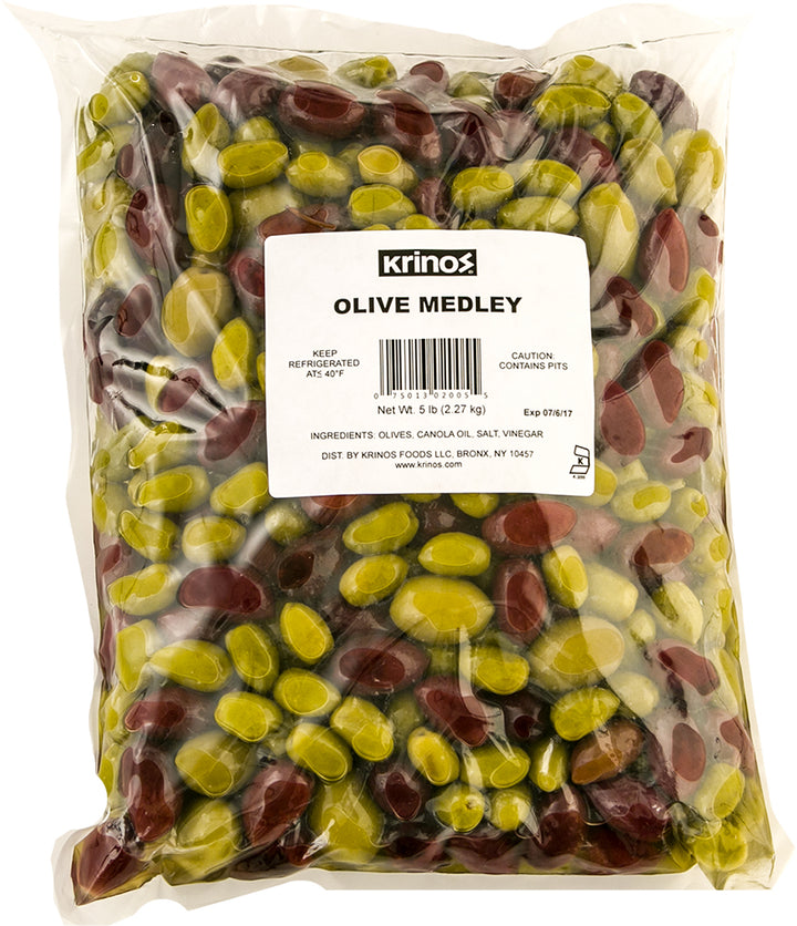 Krinos Olive Medley (5 lb)  Bulk Bag