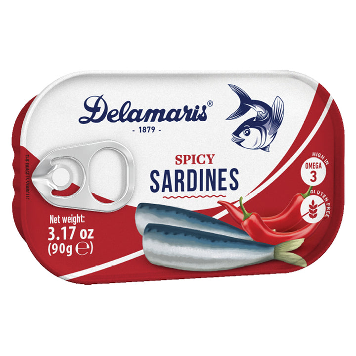 Delamaris Sardines Spicy (90g)