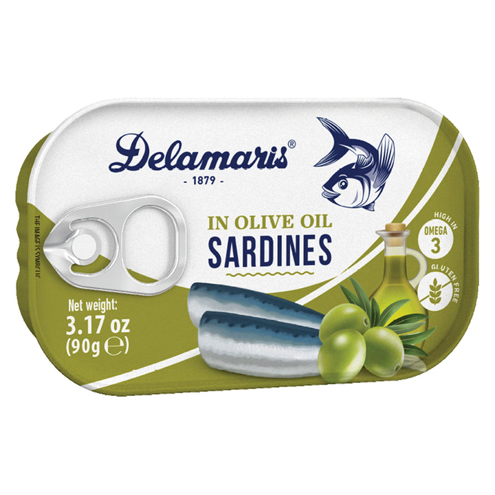 Delamaris Sardines in Olive Oil (90g)
