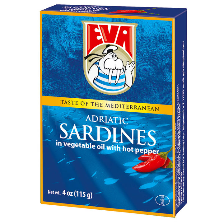 Podravka Eva Sardines with Hot Peppers (115g)