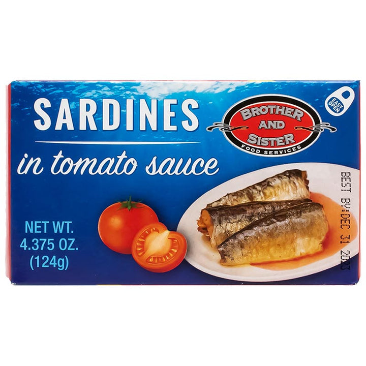 Brother & Sister Sardines in Tomato Sauce  (124g)