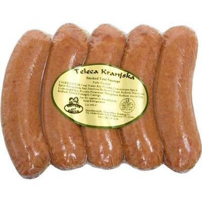 Brother & Sister Veal  Cooked Sausage (Kranjska) (per/lb)