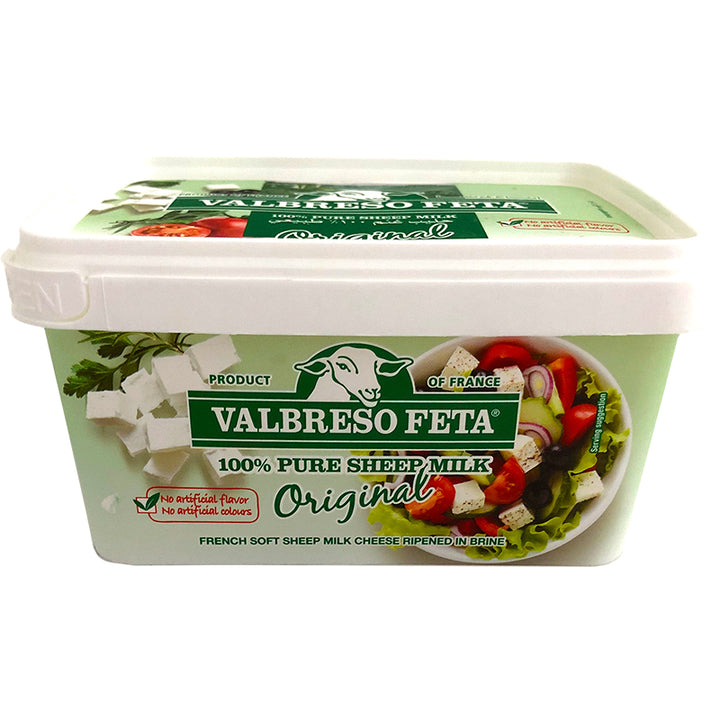 Valbreso French Feta Cheese (400g) Tubs