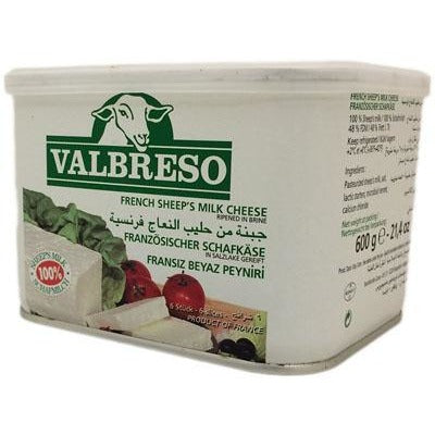 Valbreso French Feta Cheese (600g) Tin