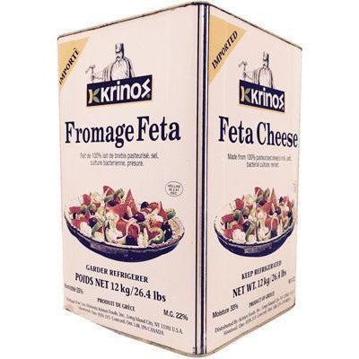 Krinos Cheese Greek Feta (5gallon) Bulk