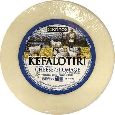 Krinos Cheese Greek Kefalotiri (500g) Round