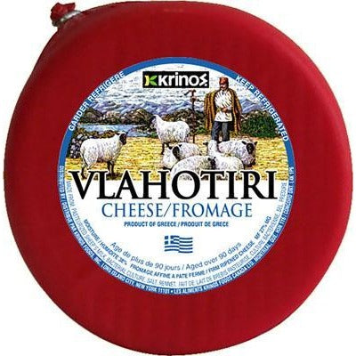 Krinos Cheese Greek Vlahotyri (24LbPcs) Bulk/Avg:48Lb