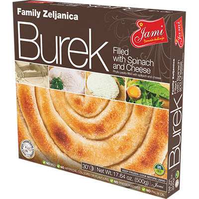 Jami Burek Filled w/Spinach & Cheese (Family Pack) (500g)