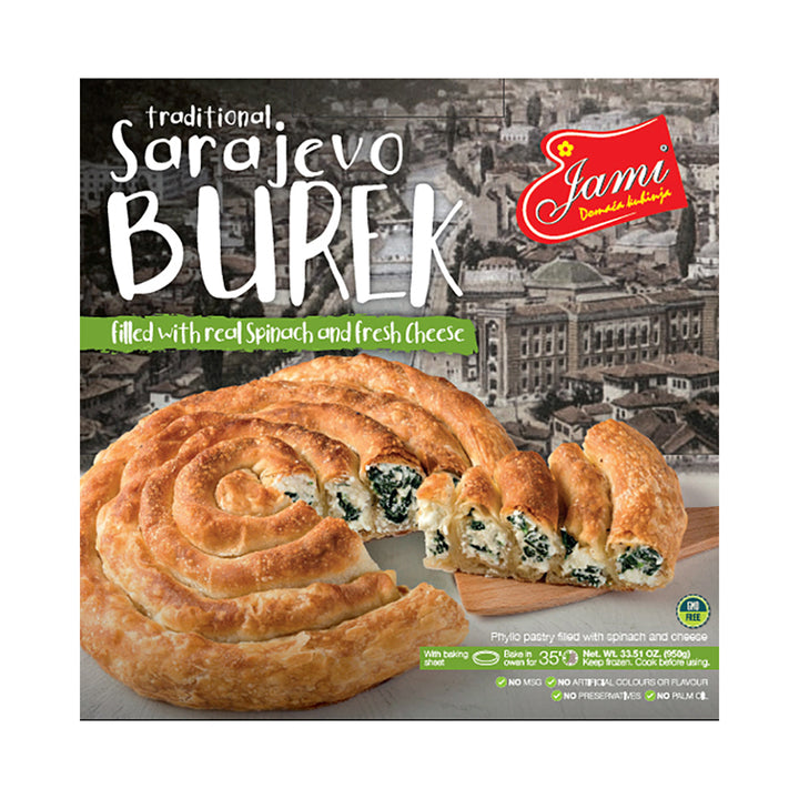 Jami Sarajevo Burek w/Spinach & Cheese (950g)