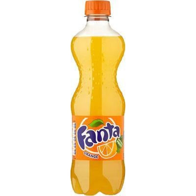 Fanta Orange Soda (500 ml) Plastic